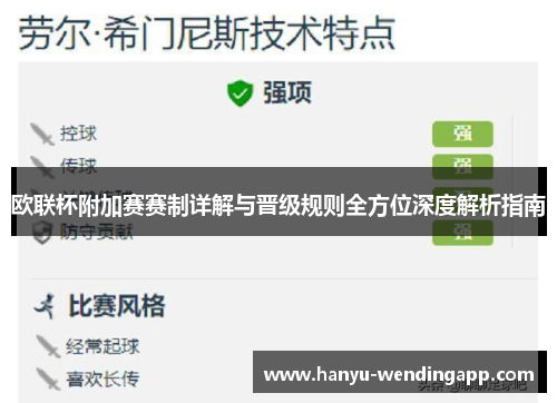 欧联杯附加赛赛制详解与晋级规则全方位深度解析指南